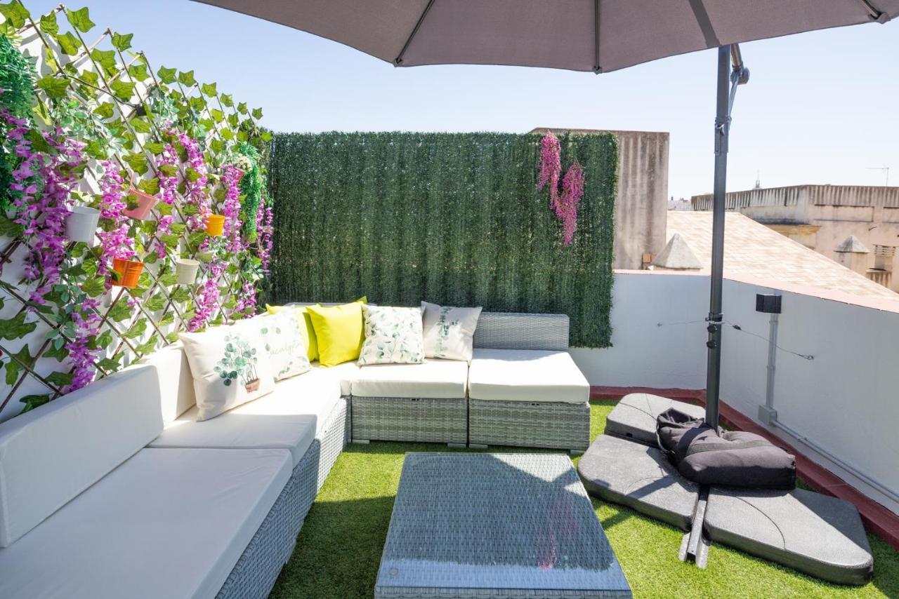 La Terraza Del Populo Little Apartments Cadiz Bagian luar foto